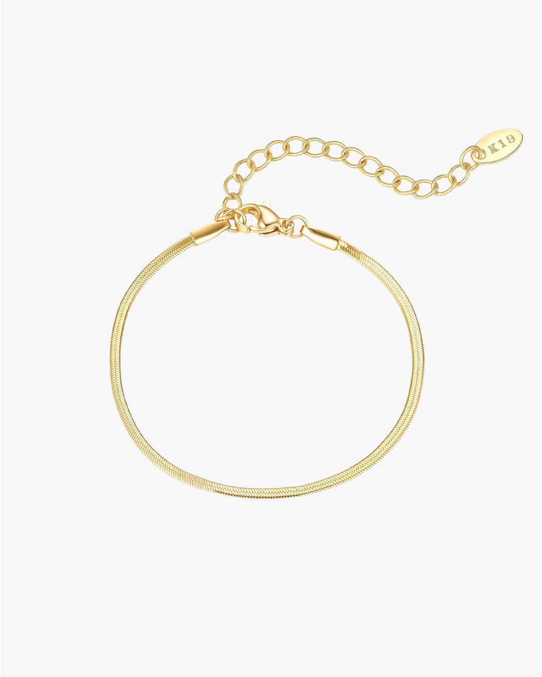 Gold Snake Chain Bracelet β 2mm Adjustable Design