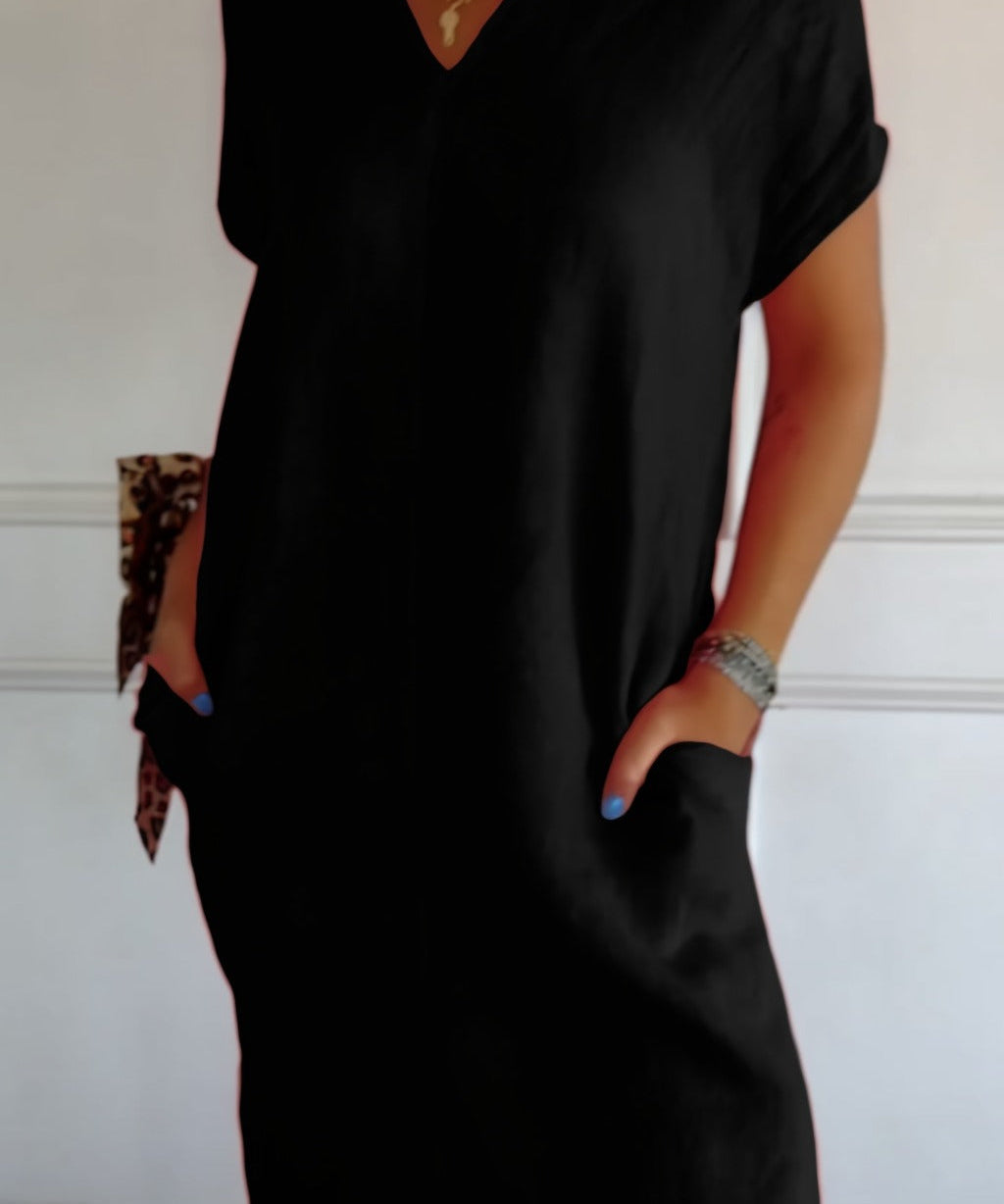 Women's Cap Sleeve Shift Dress | Mini