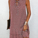 Women's Printed Smock Dress | Mini