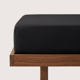 Eucalyptus Lyocell Fitted Sheet | Black
