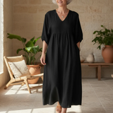 Women's Casual Dress with Pockets | Midi