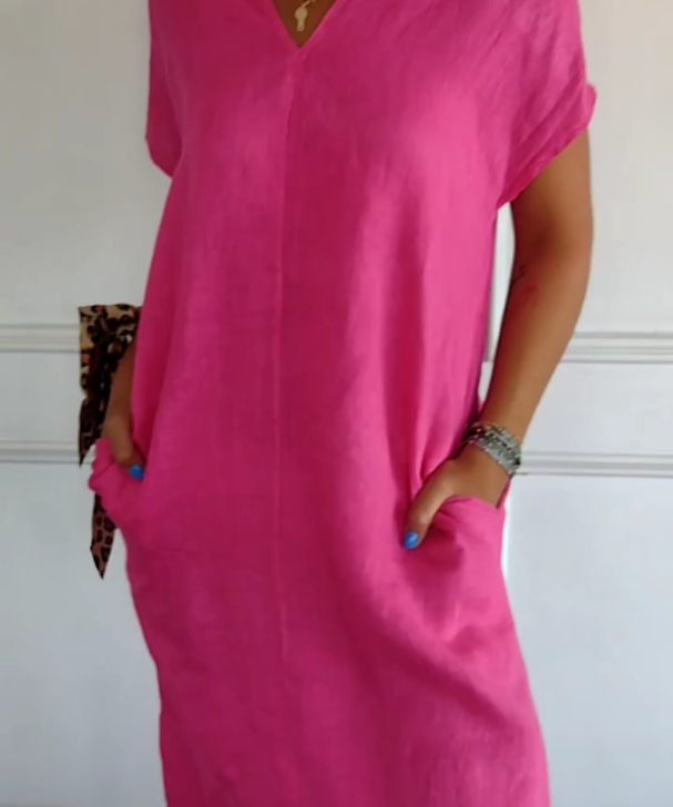 Women's Cap Sleeve Shift Dress | Mini