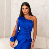 Women's One-shoulder Wedding Guest Dress | Maxi