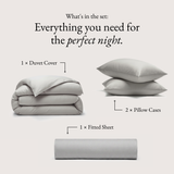 Luxury Bedding Bundle | Full Set Brown