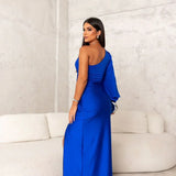 Women's One-shoulder Wedding Guest Dress | Maxi