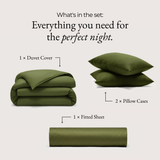 Luxury Bedding Bundle | Full Set Brown