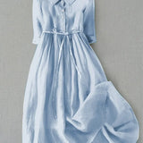 Women's Flowy Beach Summer Dress | Midi