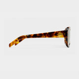 Women’s Resort-Style Sunglasses – Tortoise Frame with Sage-Tinted Lenses