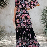 Women's Off Shoulder Mexican Style Summer Dress | Maxi