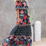 Women's Off Shoulder Mexican Style Summer Dress | Maxi