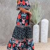 Women's Off Shoulder Mexican Style Summer Dress | Maxi