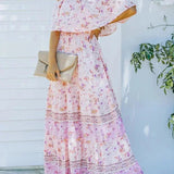 Women's Off Shoulder Mexican Style Summer Dress | Maxi