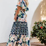 Women's Off Shoulder Mexican Style Summer Dress | Maxi