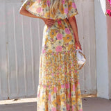 Women's Off Shoulder Mexican Style Summer Dress | Maxi