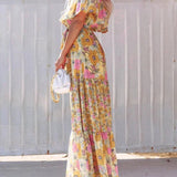 Women's Off Shoulder Mexican Style Summer Dress | Maxi