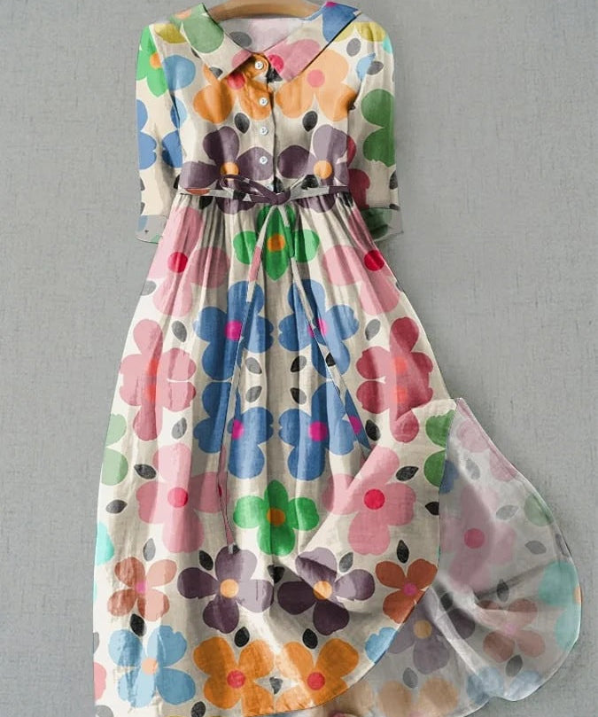 Women's Bohemian Summer Dress | Midi