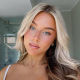 Gold Paperclip Necklace - Elongated Link Chain - 18K Gold Tone