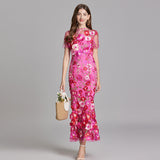 Women's Classic Floral Dress | Midi