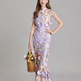 Women's Classic Floral Dress | Midi