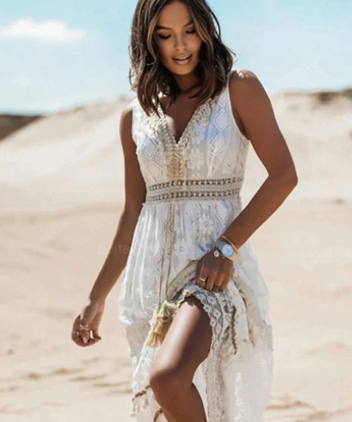 Women's Boho Style Dress | Maxi