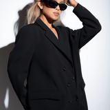 Women’s Everyday Sunglasses – Black Frame with Chocolate-Tinted Lenses