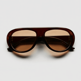 Women’s Resort-Style Sunglasses – Coco/Khaki Frame with Cinnamon-Tinted Lenses