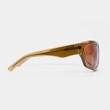 Women’s Wraparound Sunglasses – Caramel Brown Frame with Toffee-Tinted Lenses