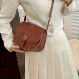 Classic Saddle Crossbody Bag