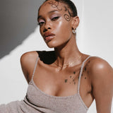 Gold Figaro Necklace - 3+1 Classic Link Chain - 18K Gold Tone - Polished Finish