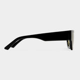 Women’s Classic Sunglasses – Black Frame with Khaki-Tinted Lenses