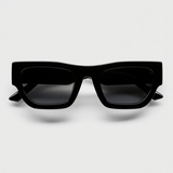 Women’s Classic Sunglasses – Black Frame with Smoke-Tinted Lenses