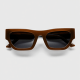 Women’s Classic Sunglasses – Coco Brown Frame with Smoke-Tinted Lenses