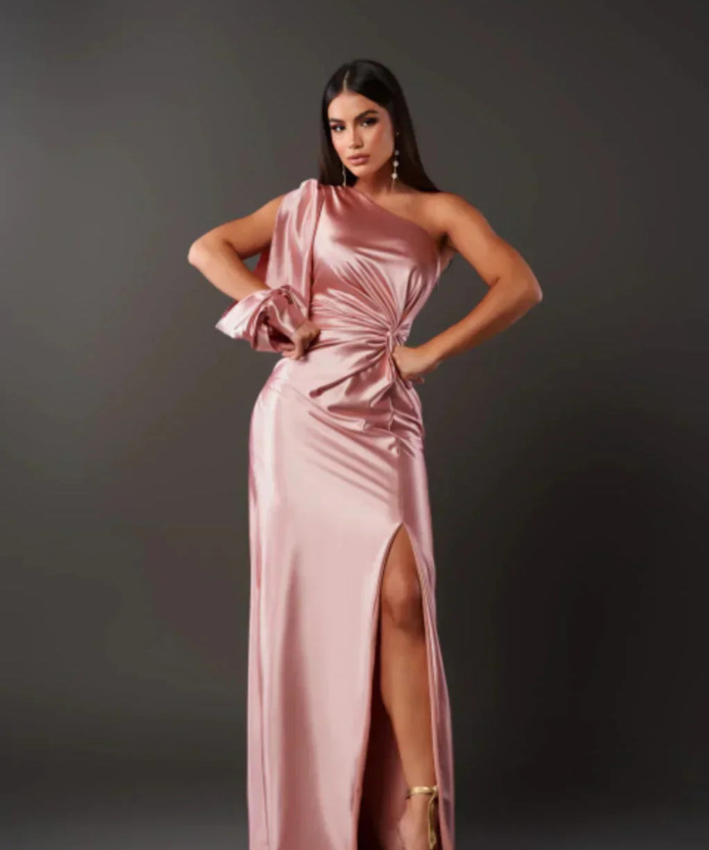 Women's One-shoulder Wedding Guest Dress | Maxi