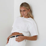 Mixed Metal Sculptural Hoop Earrings