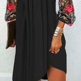 Women's Pleated V Neck Dress | Mini