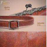 Classic Vintage Leather Shoulder Bag