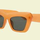 Cat-Eye Sunglasses – Tortoiseshell Frame – Dark Lenses