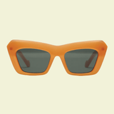 Cat-Eye Sunglasses – Tortoiseshell Frame – Dark Lenses