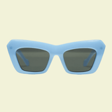 Cat-Eye Sunglasses – Tortoiseshell Frame – Dark Lenses