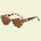 Cat-Eye Sunglasses – Tortoiseshell Frame – Dark Lenses