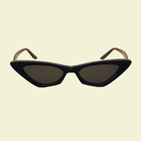 Cat-Eye Sunglasses – Brown Tortoiseshell Frame